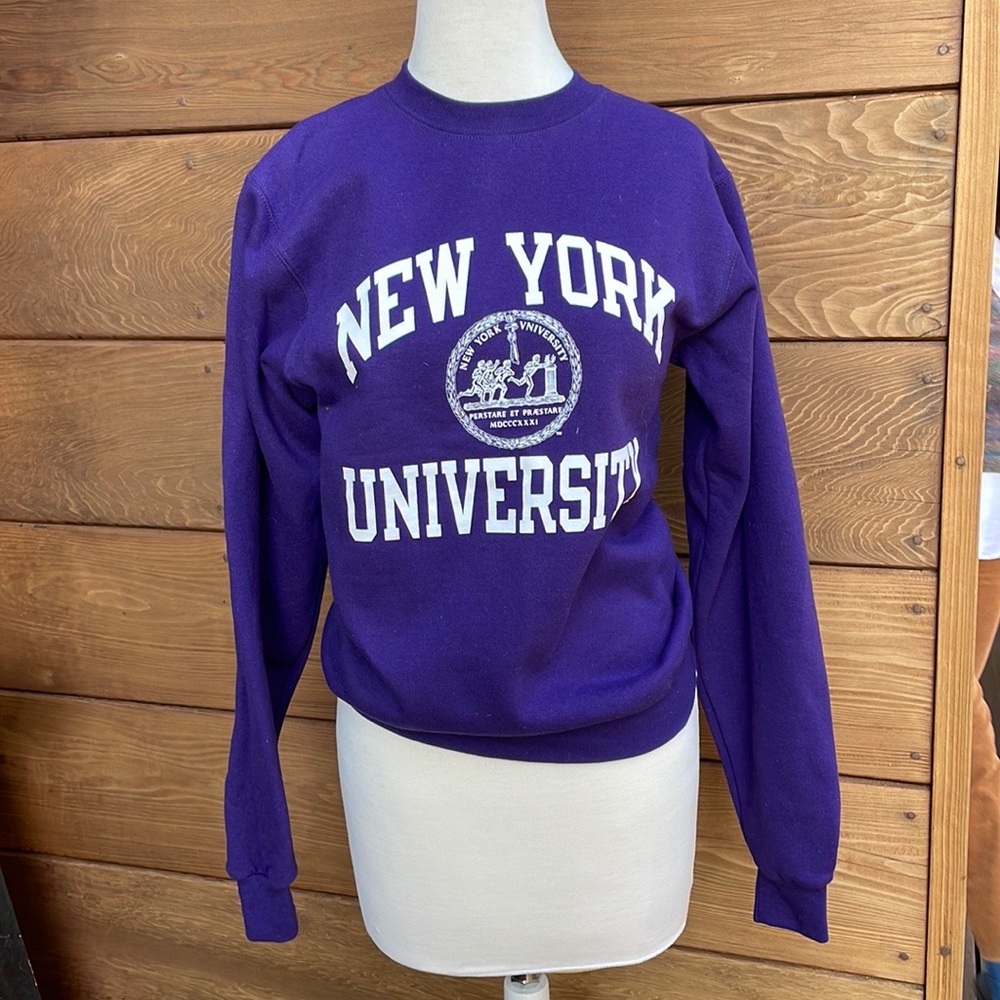 NYU Crew Sweatshirt, XS, New with tags